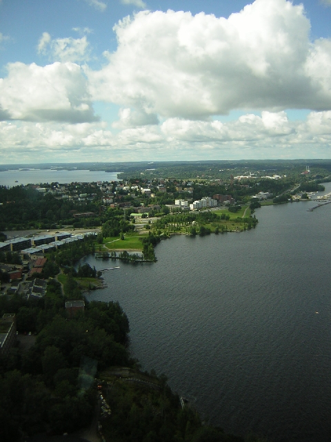 Tampere - from the top of the observation tower