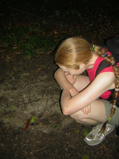 Mon - Ceri and a giant red slug, can you tell which is which?