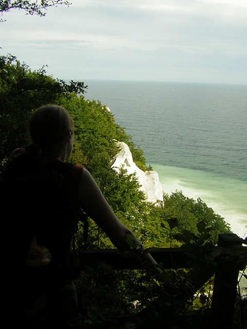 Mon - Ceri enjoying the view