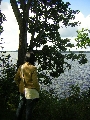 Tampere - Samina enjoying the view