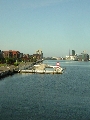 Copenhagen - another view down the river at the swimming pool