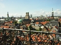 Copenhagen - from the top of a church tower reached via a long spiral ramp!